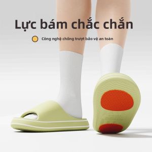 MONLEYTA | Dép đi trong nhà chống trượt mùa hè mới cho nam và nữ đế dày đế EVA thoải mái thoáng khí cho phòng tắm và sử dụng trong nhà