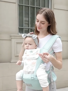 PlayPark Baby Carrier with Hip Seat Ergonomic Breathable 3D Mesh Newborn to Toddler 0-36M