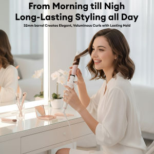 Vermax 2-in-1Curling iron and straightener Professional Styling Tool 32mm Ceramic Panel Fast Heating