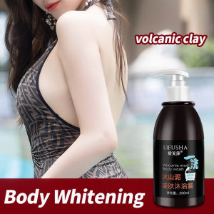Whitening Body Wash Volcanic Mud Body Wash Quick Whitening Body Moisturizer 250ml Exfoliating Skin Care Niacinamide Whitening