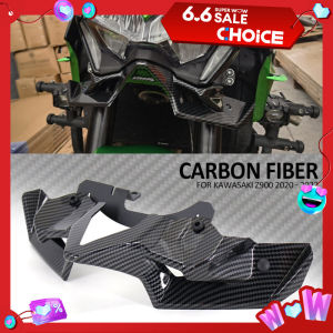 Carbon fiber Motorcycle Z 900 Naked Front Spoiler Winglet Aerodynamic Wing Kit Spoiler New For Kawasaki Z900 2020 2021 2022