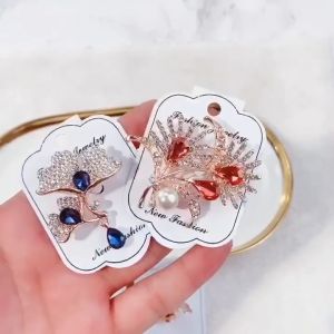 Bros Pin Aksesoris Hijab Bros Aksen Mutiara Permata Fashion Wanita Korea