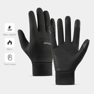 Warm Men Women Gloves Autumn Winter Cycling Hiking Water-Repellent Gloves Touchscreen Anti-Slip Sport Windproof Motorcycle Glove