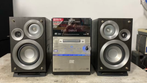 bán bộ dàn nghe nhạc VIP Panasonic SA - PM900DVD bãi nhật về đẹp keng hát cực hay (loa ko lưới)