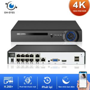 Camera Giám Sát An Ninh Mạng IP NVR XMEYE 8 Kênh/10 Kênh 4K PoE Có Chức Năng Phát Âm Thanh Và Nhận Diện Khuôn Mặt Dùng Cho Nhà Ở Và Văn Phòng