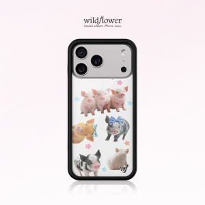 Wildflower Little Piggies iPhone Case for iPhone 17 16 15 | Limited Edition Cute Aesthetic Phone Cover | Original US Brand