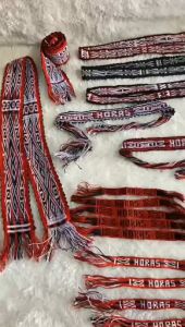 Ikat Kepala Rajut Batak / Ikat Pinggang Rajut / Souvenir Khas Batak / Sortali Rajut Batak / P N