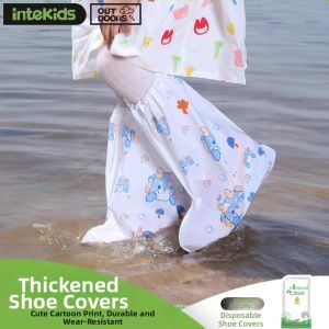Disposable High-Tube Waterproof Slip-Resistant Rain Shoe Covers