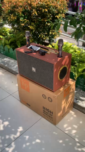 Loa Karaoke Xách Tay KP B98 Tặng 2 Mic 2 Bass 20CM -bass mạnh – hát cực phê Bluetooth 5.0 Nghe Nhạc Giải Trí Du Lịch Bh 1 Năm.