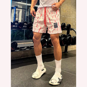 Quần Short Thể Thao Nam Mùa Hè American Quick Dry Cool Sensation Quần Dài Nửa Eo Chạy Bộ Thể Dục Quần Dài Bốn Phần