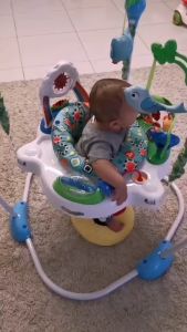 #Readystock ORIGINAL 360˚ iBaby Rainforest Jumperoo Baby Jumper Baby Swing Body-building Rocking Chair