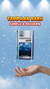 Bio Squalene Asli 100% Original Ekstrak Minyak Hati Ikan Hiu - Isi 30 Softgel - Bio Squaline Herbal Anak dan Dewasa Plus Omega 3 6 9 EPA Dan DHA