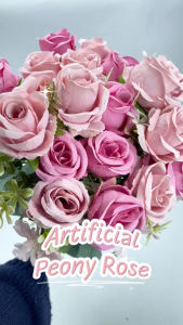 BUNGA PEONY ROSE HYDRANGEA / BUNGA HIASAN / HIASAN PELAMIN / HIASAN HANTARAN / ARTIFICIAL FLOWER / AF10007