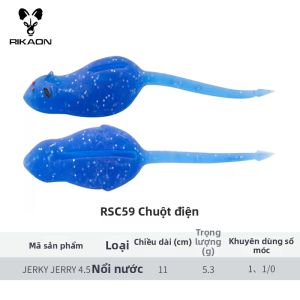 RIKAON | Mồi Nhựa Mềm Dành Cho Cá 4.5 Inch