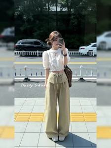 NIUVIES | Bộ Đồ Hè Đẹp 1 Áo và Quần Ống Rộng