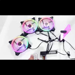 Bộ Điều Khiển Quạt RGB 10+2 5V 4Pin ARGB PWM Với Bộ Chia Quạt PC Từ Xa - Thiết Bị Làm Mát & Dụng Cụ Cho Linh Kiện Máy Tính