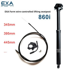 BUCKLOS | ExaForm 860i Internal Cable Routing Suspension Dropper Seatpost Shock Absorbing Adjustable Mountain Bike Seat Post Cycling