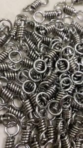 chống xoắn inox  khoen chống soắn không rỉ 4 size xích gà xích chó thú cưng