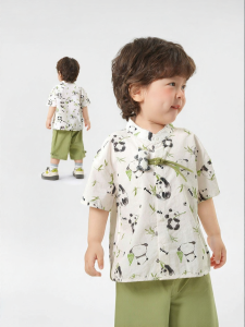 CUTEPANDAS | Bộ Đồ Bé Gái Mùa Hè Cotton