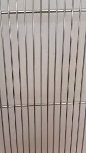 Grilling ตะแกรงปิ้งย่างสแตนเลส หนา ขนาด 80.5*38.5 ซม. มีขา มีหูจับ