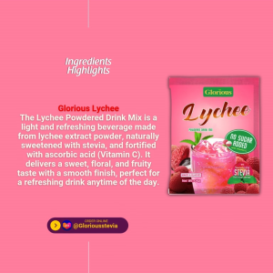 Glorious Lychee Powdered Drink Mix by 10s