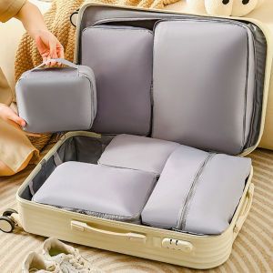 6Pcs/Set Travel Clothes Storage Bags Oxford Waterproof Portable Underwear Socks Shoes Luggage Organizer Bags