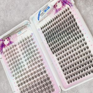 Mi Giả Tự Nhiên Xoăn Kép 16 Hàng Dài 10-13mm Hình Lúa Mì Chất Liệu Tổng Hợp Có Thể Tái Sử Dụng Dùng Cho Trang Điểm Tự Làm