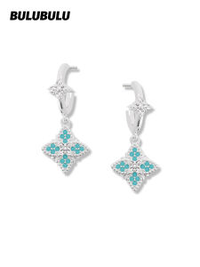 BULUBULU | Clover Turquoise Earrings