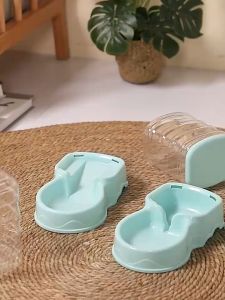 เครื่องให้อาหารสัตว์เลี้ยงอัตโนมัติ ที่ให้น้ำสุนัขและแมว วัสดุพลาสติกคุณภาพสูง ความจุ 3.5 ลิตร เลือกได้ 3 สี -VRD-24011