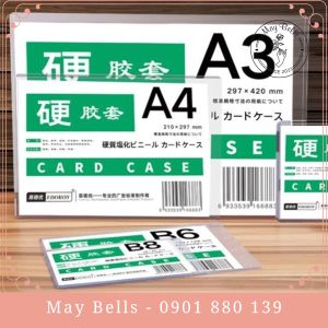 Bìa Card Case đựng tài liệu Bìa PVC kích thước A5 A4 A3