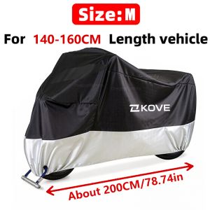 For KOVE 800X Pro/Rally 525X 500X 400X 800 525 500 400 X Motorcycle Cover Silver Black Waterproof Dustproof UV Protection