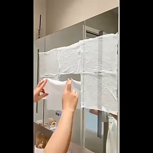 RK Alat Pel Jepit Kain Lantai Model Tekan Tisu Refill Disposable Pel Kering Basah/Cleaning Mop Refil