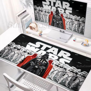 Bandai | Star Wars Mousepad Anime Gaming Rubber Non-slip Mouse Pad Lock Edge PC Keyboard Mousemat Gamer Extended Desk Mat Office Tablemat