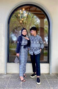 PADMA PEARLY COUPLE TENUN-DRESSS TENUN-KEMEJA TENUN-BAJU TENUN