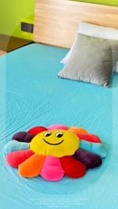 ผ้าปูสีพื้น เกรดโรงแรม ขนาดไซฟิศ 6/5/4/3.5/3 ฟุต รัดมูม 4 มุม