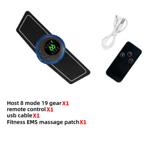 CAMMUO | Electric Muscle Stimulator EMS Wireless Buttocks Hip Trainer Abdominal ABS Stimulator Fitness Body Slimming Massager