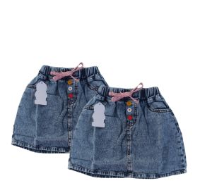 rok jeans anak perempuan bahan sofh jeans lembut nyaman di pakai untuk anak