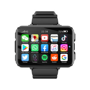 VP999 Men Smartwatch 2.4inch Large Amoled Smartwatch With Dual Camera GPS WIFI Sim Card Slot Play Game Video Calling App Store