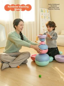 Spring buds | Educational Sensory Integration Rainbow Stackable Stone Toys epp