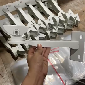 605 surveillance clamp metal wall mount bracket，for cctv camera/cctv cam Holder Stand/Camera Holding Bracket Tahan lama