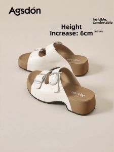 Agsdon | Thick Sole Easy Slip On Casual Summer Sandals