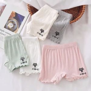 Kids Comfort Modal Kids Safety Shorts with Cute Animal Prints for Girls 2-12 Years