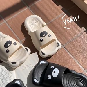 Dép đi trong nhà cute mặt gấu đế mềm chống trơn trượt Dép mang trong nhà nam nữ đế cao su mềm nhẹ mang êm chân - BUMSTORE