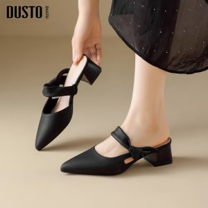DUSTO | Pointed Toe Elegance High Heel Slippers