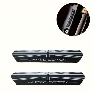 Limited Edition Motorcycle Car Sticker Resistant 3D Stickers And Decals for Helmets Union Jack Limited Edition Black and White