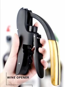 KATHRYNSON Manual Zinc Alloy Cork Remover Lever Screwpull Red Wine Opening Tool Bottle Opener Corkscrew