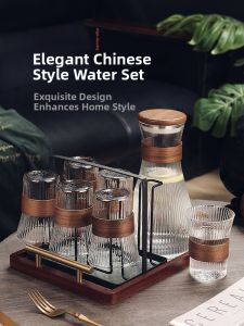 CRISTALGLASS | New Chinese Style Durable High Temperature Resistant Glass Tea Set
