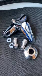 Cold and Hot Water Mixing Shower Faucet Two Handle
