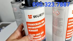 Sơn Phủ Gầm ô tô Cao Su Non WURTH 1000ml - Hạn chế Tiếng Ồn Đá Văng Ngập Nước - Công nghệ Đức