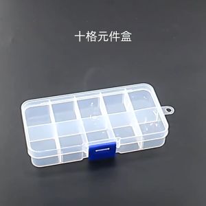 Hộp nhựa trong suốt 10/15/24/36 ngăn đựng vật dụng nhỏ linh tinh hộp dựng trang sức link kiện nhỏ giúp lưu trữ gọn gàng tránh thất lạc